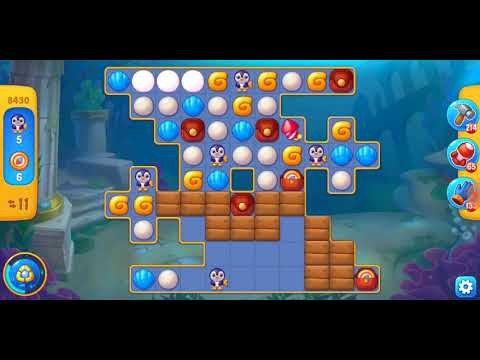 Fishdom. 8430 level no boosters and diamonds. 16 moves