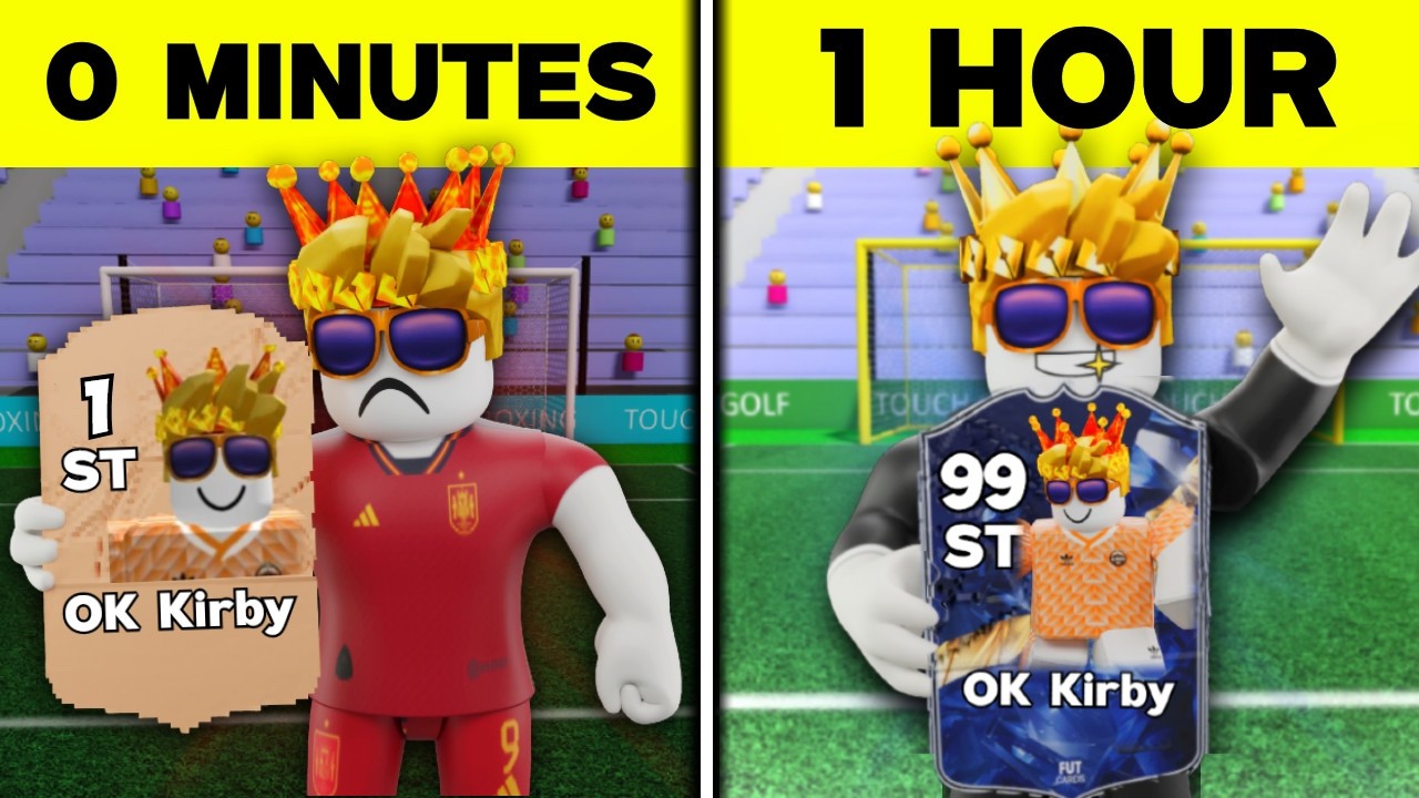 How Many RANKS Can I Get In 1 Hour? (Touch Football Roblox)