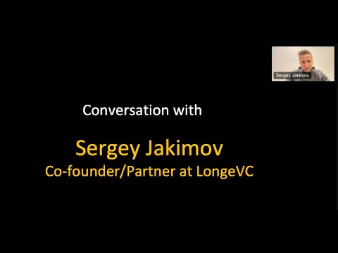 , title : '595th 1Mby1M Roundtable with Sergey Jakimov, LongeVC'