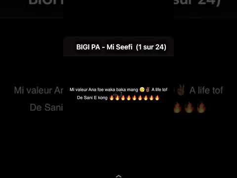 BigiPa - Mi Seefi