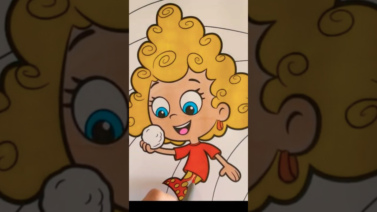 💕 💗💕Coloring Deema from Bubble Guppies #bubbleguppies #coloring #coloringbook