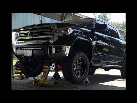 2007-2021 Toyota Tundra 6\" rough country kit installation fast speed how to install.