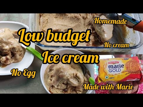 Low budget Icecream🍨| Home made desserts| No Egg No Cream| Pocket friendly Ice cream