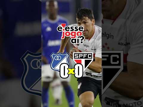 🔝LIDERANÇA MANTIDA na Sula, com empate fora. Millonarios 0 x 0 São Paulo. #saopaulofc #shorts