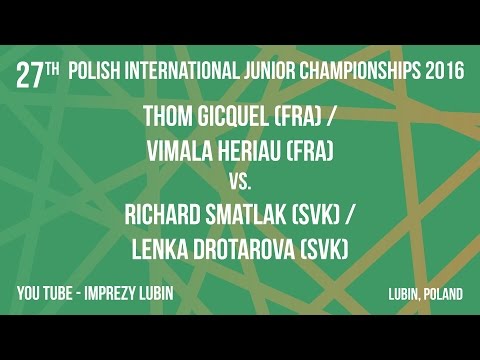 #PJ2016 LUBIN - XD - GICQUEL/HERIAU (FRA) vs SMATLAK/DROTAROVA (CZE)