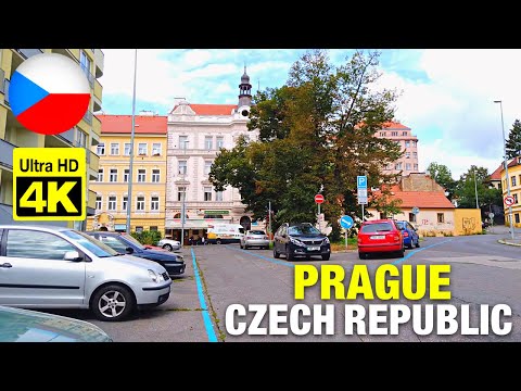 🇨🇿 Walking in PRAGUE (Vinohrady) / Czech Republic - 4K 60fps (UHD)