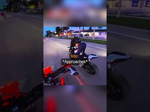 Dream Girl And Biker 😱 Credit @realSEAKY