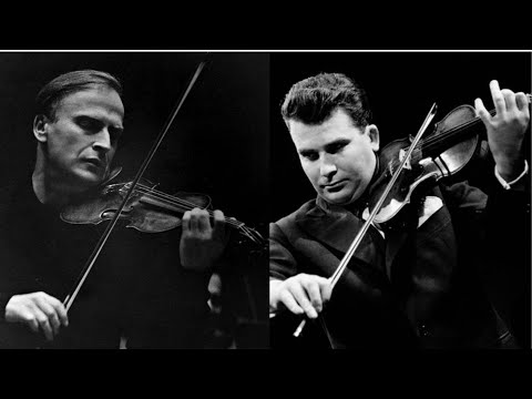 Иегуди Менухин, Кристиан Феррас, Иоганн Себастьян Бах. Концерт для двух скрипок с оркестром