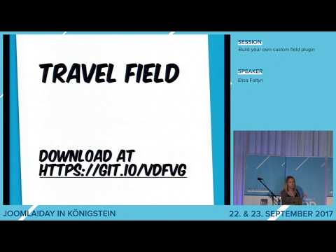 JD17DE - Build your own custom field plugin