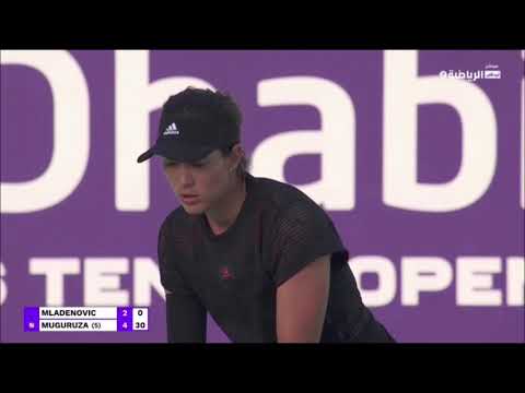 Muguruza vs. Mladenovic - Abu Dhabi 2021