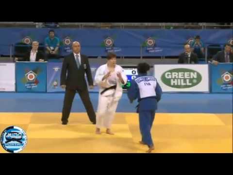 European Judo Open Sofia 2014 Final -63kg TRSTENJAK Tina (SLO) - GWEND Edwige (ITA)