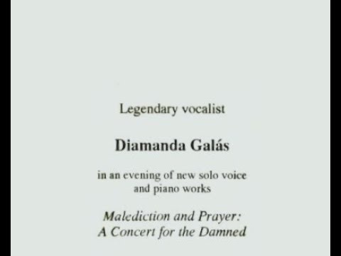 Diamanda Galás - 'Malediction & Prayer' live in Lisbon, Portugal (1996)