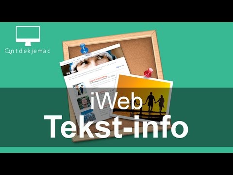 iWeb '09 - Tekst-info