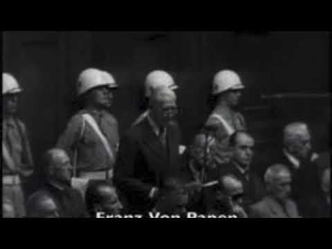 Nuremberg Trial Day 158 (1946) Franz von Papen Redirect Dr. Kubuschok/Judge Lawrence (PM)