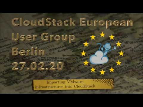 (2020) Winter Meetup of CloudStack European User Group | Importing VMware infrastructures into ACS