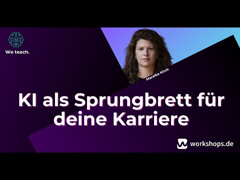 Dein Quereinsteig zum ersten KI-Job – Live Webinar mit Mareike Kirch