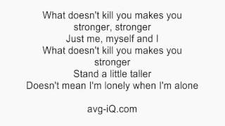 Stronger (What Doesn't Kill You) (tradução) - Kelly Clarkson 