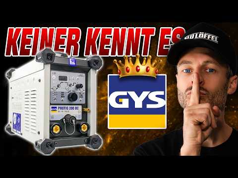 Nobody talks about it – because it's THE insider tip! GYS TIG200 ACDC welding machine