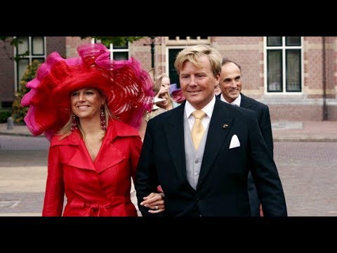 Prinses Maxima bij huwelijk van Pieter-Cristiaan &  Anita Theodora van Eijk