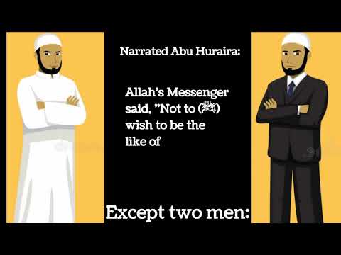 #Hadith of prophet muhammed(pbuh) #wish to be the like of #two men