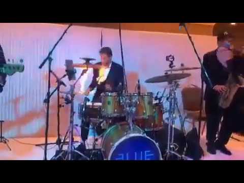 Chemi Soibelman Drumming with sticks on fire! Blue Melody ft. Moshe Tischler