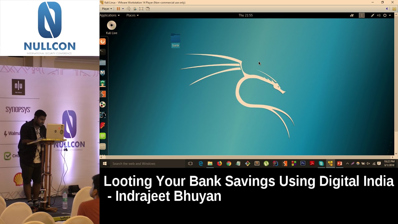 Nullcon Goa 2018:- Looting your bank savings using Digital India