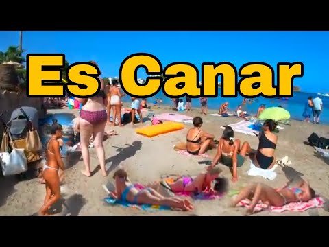 Es Canar Beach IBIZA  Looks Like Before |La Playa Mas Hermosa de IBIZA|IBIZA Best Beaches| Spain
