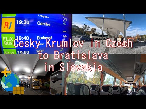 Cesky Krumlov em Tcheco para Bratislava na Eslováquia De Cesky Krumlov na República Tcheca para Bratislava na Eslováquia