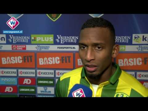 Reactie ADO Den Haag-speler Dion Malone na het duel tegen FC Twente