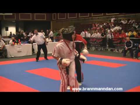 Chelsey Nash v Ida Abrahamsen WAKO 2011 -60kg Division