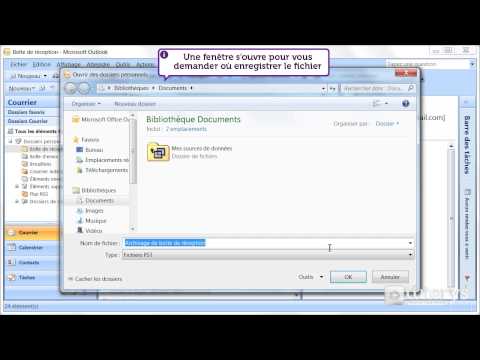 comment ouvrir pst avec outlook
