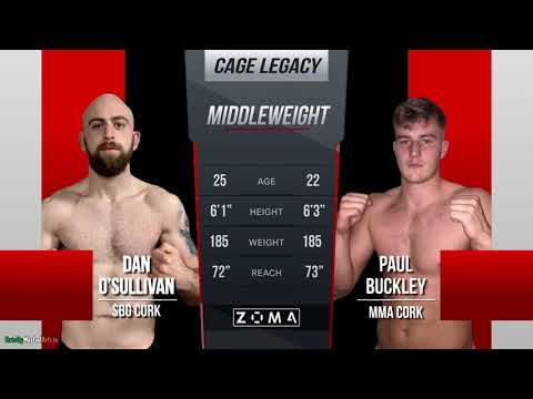Dan O’Sullivan vs Paul Buckley - Cage Legacy 14