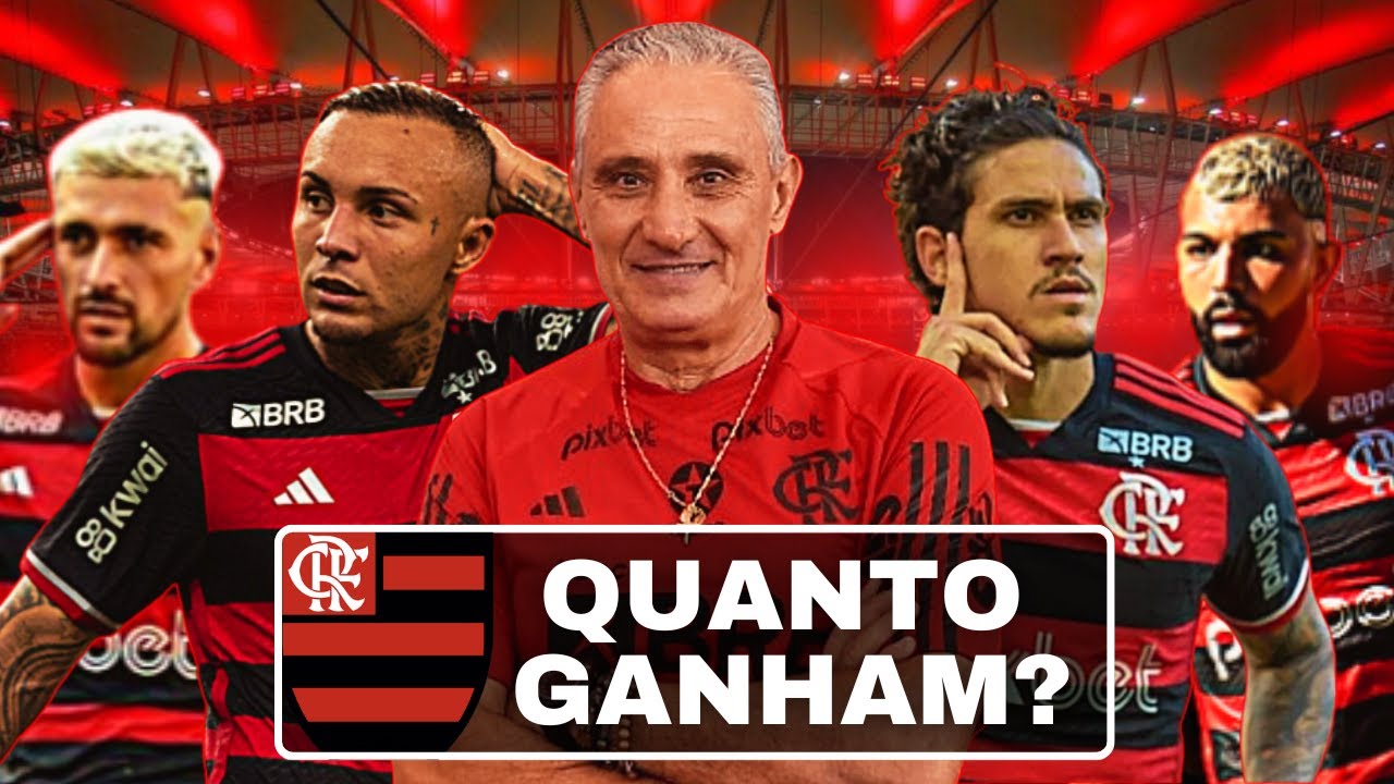 SALÁRIO dos JOGADORES do FLAMENGO - 2024