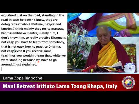 20171020 1930 LZR ILTK Italy - Importance of tonglen practice, especially at the time of death