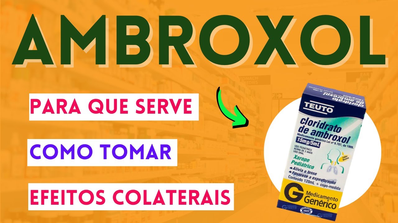 CLORIDRATO DE AMBROXOL: EFICAZ NO TRATAMENTO DE BRONQUITE E ASMA.