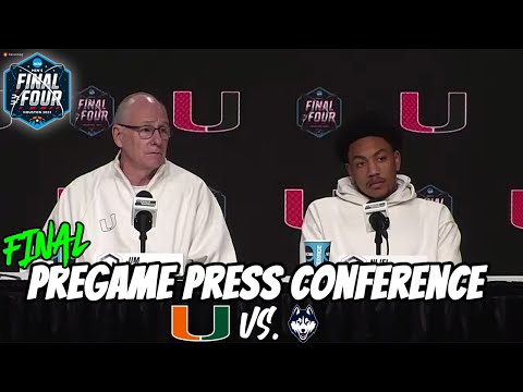Jim Larranaga & Nijel Pack Final Pregame Press Conference Before Facing UConn in Final Four
