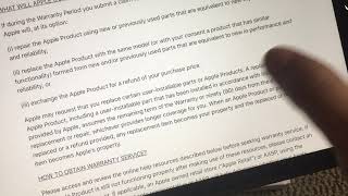 If I get my Ipad/Iphone fixed near warranty expire, when does the warr
