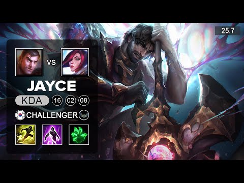 Jayce vs Fiora Top - KR Challenger - Patch 25.7 Season 15