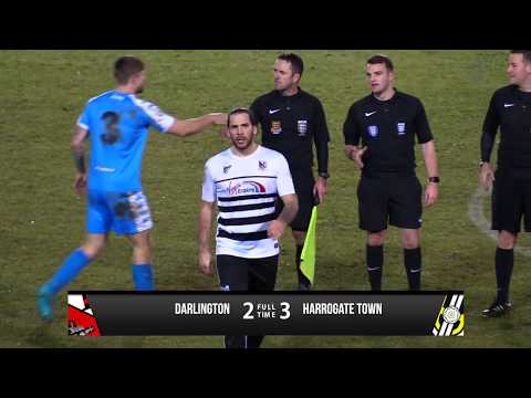 Darlington 2-3 Harrogate Town - FA Trophy - 2017/18