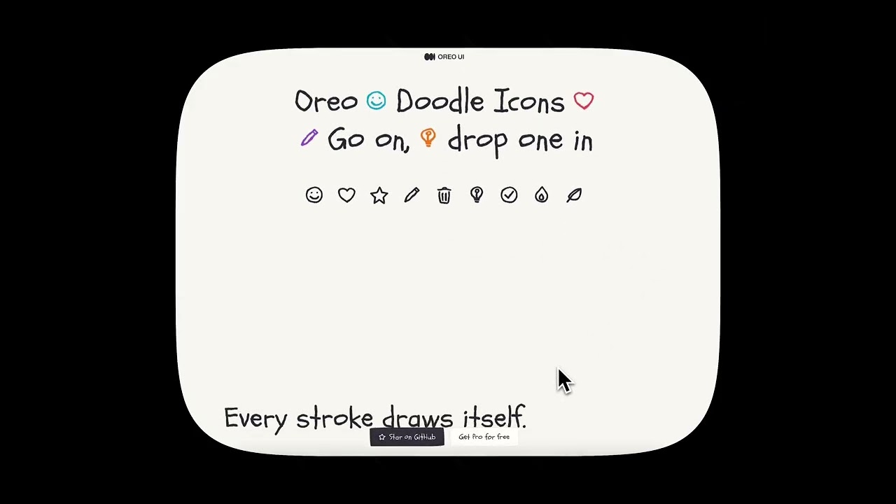 Oreo Doodle Icons demo video