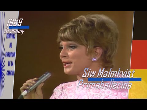 eurovision 1969 Germany 🇩🇪 Siw Malmkvist - Primaballerina ᴴᴰ