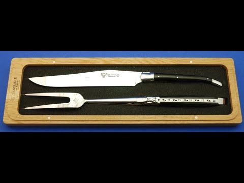 Laguiole enAubrac Tranchierbesteck Ebenholz - www.pizzini.at