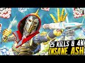 ASH INSANE 25 KILLS & 4K DAMAGE (Apex Legends Gameplay)