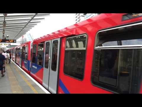 Dock Light Railway Units ?? 29 82 Leaving Royal Victoria on 8/8/13