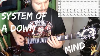 System of a Down - Mind |Guitar Cover| |Screen Tabs| |Lesson| |Drop C|