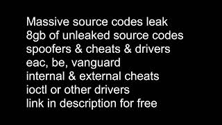free source code leak of 8gb given to me by fakemink