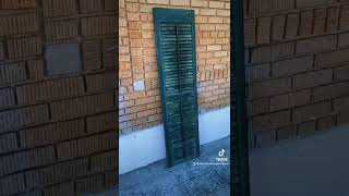 DIY shutter transformation #urbanfarmhousebellmore #diy #hgtv #home #homedecor