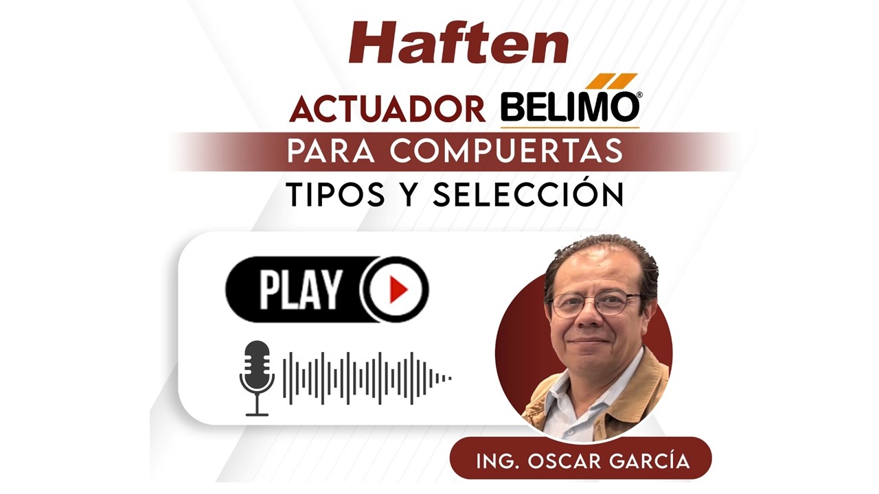 Actuadores Belimo para compuertas, tipos y selección