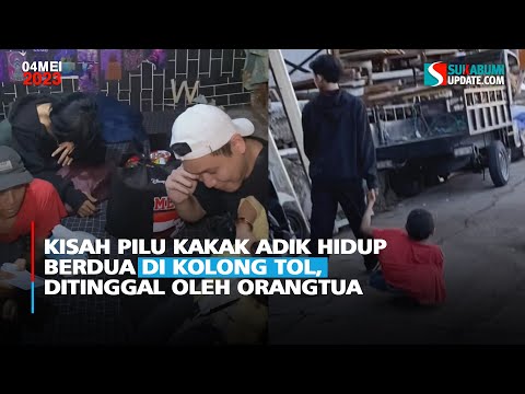 Kisah Pilu Kakak Adik Hidup Berdua di Kolong Tol, Ditinggal oleh Orangtua