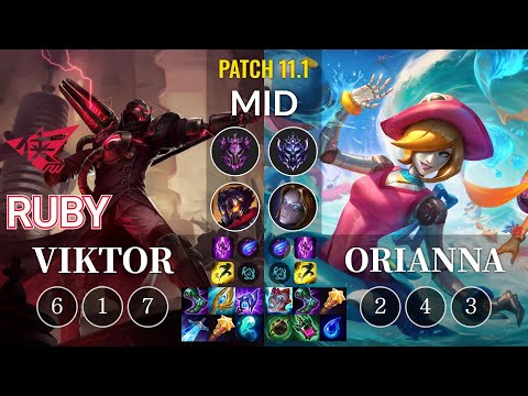 RW Ruby Viktor vs Orianna Mid - KR Patch 11.1